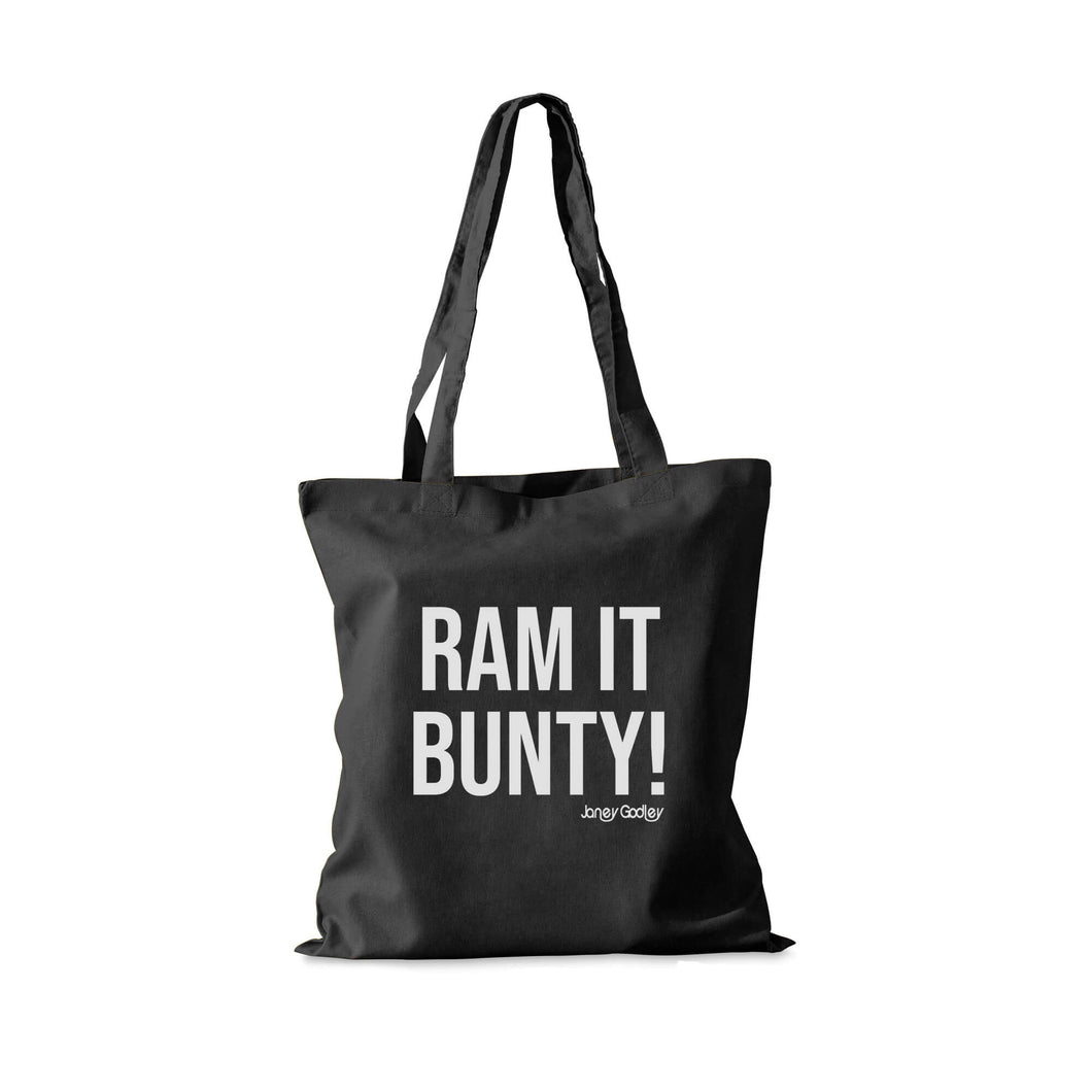 janey godley ram it bunty cotton shopper