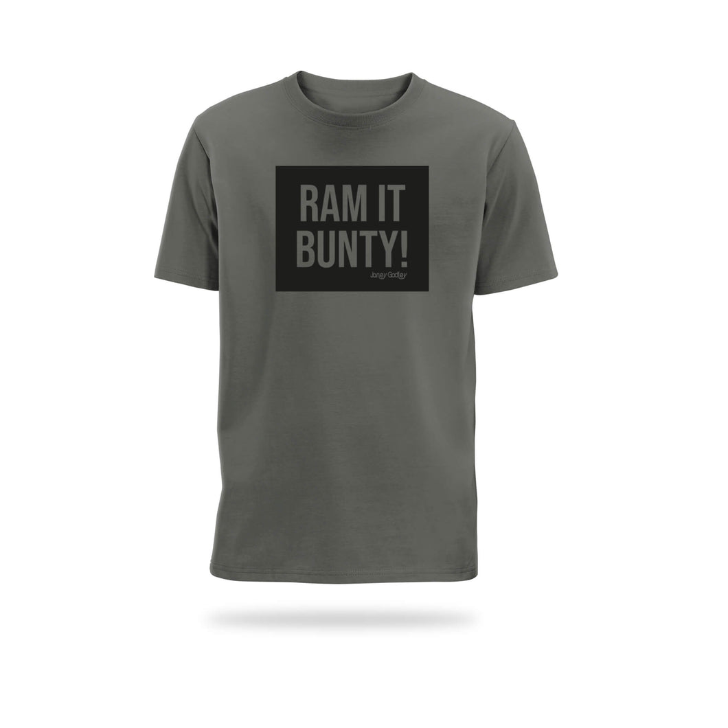 janey godley ram it bunty t-shirt grey