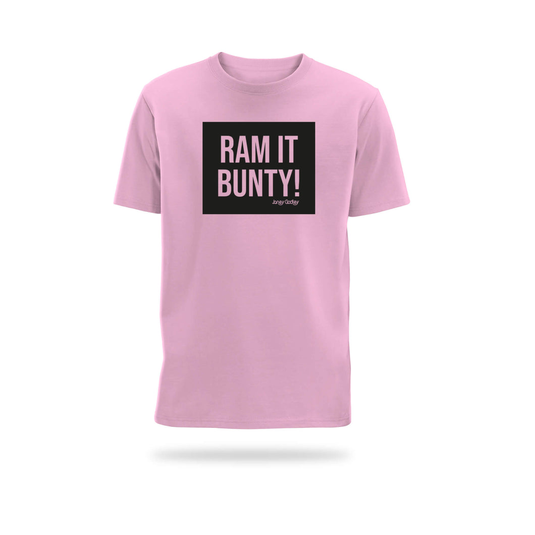 janey godley ram it bunty t-shirt pink